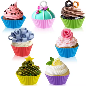 7cm DIY Baking công cụ Silicone bánh cup khuôn mẫu cho Muffin & cupcake thế hệ mới Silicone Muffin cup khuôn mẫu - Product Image 3