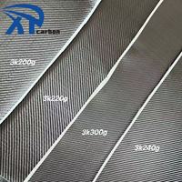 Kain Serat Karbon Twill Berkualitas Tinggi dan Harga Terjangkau 100%  1K 3k 6k 12k 200g 220g 240gsm 320gsm Kain Karbon
