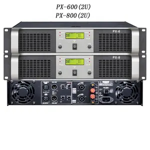 PX 2U/3Uパワーアンプ1000ワットパワーアンプPaパブリックアドレスパワーアンプ