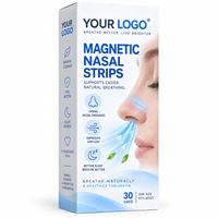 Bandes nasales magnétiques anti-ronflement Dilatateur nasal avec adhésif extra-fort (ne tombe pas)