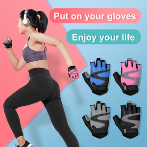 <span class=keywords><strong>Gants</strong></span> d'entraînement Ozero en <span class=keywords><strong>daim</strong></span> à demi-doigts avec logo personnalisé pour la musculation, pour hommes et femmes, fitness - Product Image 3