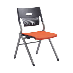 Asiento plegable de material PP + GF con marco fijo, silla de entrenamiento para conferencia - Product Image 4