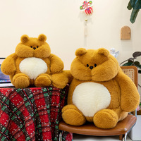 Peluche Dwen Dwen Petit Ours, Coussin Apaisant Anti-Stress, Poupée en Tissu Ultra Douce, Cadeau d'Anniversaire