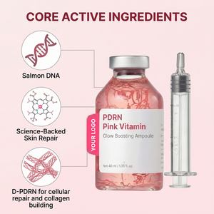 Sérum Visage Hydratant Personnalisé Réparateur Cutané au PDRN – Ampoule Éclaircissante et Hydratante au PDRN pour Tous Types de <span class=keywords><strong>Peau</strong></span> - Product Image 3