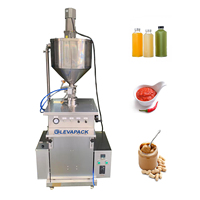 Machine de remplissage de jus de vente chaude remplisseur de bouteille de sauce machine de remplissage semi-automatique beurre d'arachide