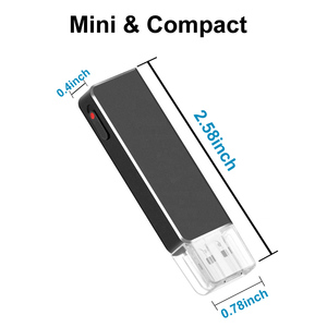 2020แนวโน้มที่นิยมเสียง8กิกะไบต์มือถือมินิ USB บันทึกเสียงที่มีเวลาในการบันทึกนาน - Product Image 1
