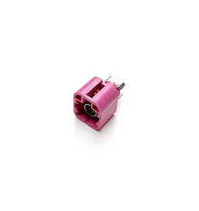 HSD LVDS connector HSD vertical straight pin holder foot length 2.9-H(4003 Shinnan purple) Fakra 4 Pin Hsd Pcb Mount Connector