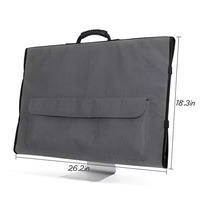 Housse de protection anti-poussière avec logo personnalisé pour moniteur Sac de transport de voyage pour ordinateur de bureau Apple 27 pouces iMac