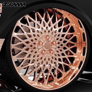 Rines de Aleación Forjados Cromados y Pulidos de 1/2 Pieza Personalizados para Camionetas Chevrolet C10, 5x114.3, 5x120, 5x130, 20, 22, 24, 26, 28 Pulgadas - Product Image 1