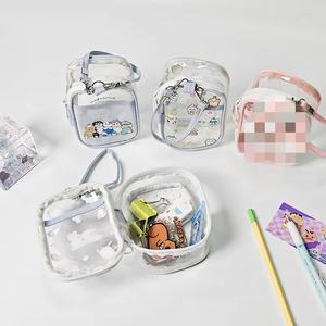 DHF1280 Lizenzierte Niedliche Kawaii Chiikawa Handtasche Babytragetasche Cartoon Capybara Katze PVC Aufbewahrungstasche - Product Image 6