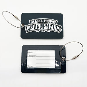 Lettres de vente chaudes étiquette de <span class=keywords><strong>bagage</strong></span> personnalisée étiquette de <span class=keywords><strong>bagage</strong></span> autocollant Logo sécurité voyage compagnie aérienne étiquette de <span class=keywords><strong>bagage</strong></span> en PVC souple - Product Image 5