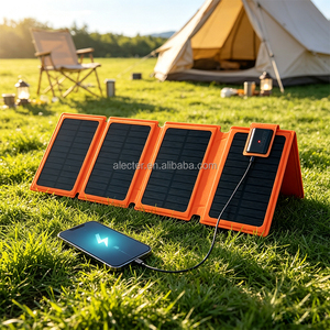 ALECTER Portable <b>Mini</b> 8W Foldable Monocrystalline Silicon <b>Solar</b> <b>Panel</b> Waterproof USB 5V2A CE Certified 12-Month Warranty - Product Image 1