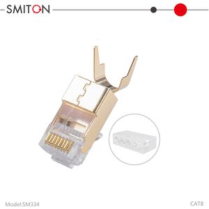 Conector Modular Cat8 <span class=keywords><strong>RJ45</strong></span> 8P8C de Alto Rendimiento, Blindado, de Cobre, STP FTP, para Cables de Red - Product Image 5