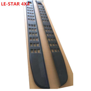 Marchepieds latéraux tout-terrain <span class=keywords><strong>LE</strong></span>-STAR 4X4 en acier inoxydable noir pour Ranger Raptor T6 et <span class=keywords><strong>T7</strong></span> Facelift 2012-2018, sécurité - Product Image 2