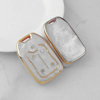 2014-2020 Chevrolet Suburban Tahoe Silverado pour GMC Sierra Smart Remote Car Key Fob Shell Case TPU Model Decoration pour Yukon