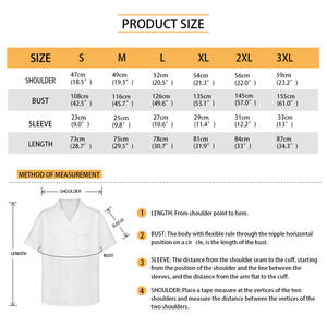 Мужские летние бейсбольные шорты на заказ с принтом полинезийского гибискуса, быстросохнущие, с круглым вырезом и пуговицами - Product Image 6