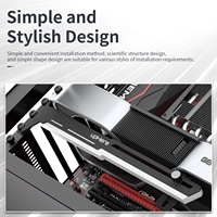 Penyangga GPU upHere, Penyangga Kartu Grafis Anti Kendur, Penyangga GPU yang Dapat Disesuaikan untuk PC Gaming
