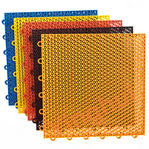 Suelo de cancha de baloncesto al aire libre personalizado de Yinghui, suelo deportivo de plástico duradero de 30,48 cm 3X3 PP con colores personalizados - Product Image 2