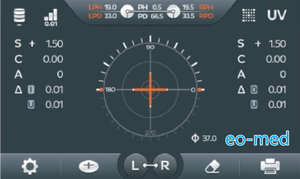 디지털 및 자동 렌즈 측정기 블루 라이트 테스트 D-910 새로운 광학 장비 렌즈계 Focimeter - Product Image 3