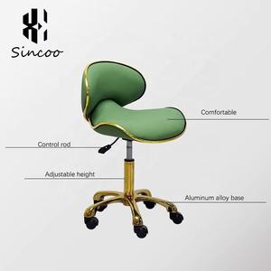 Beige Use High Quality High Load Bearing Saddle Chair with Wheels Dental Chair Customizable Color Pedicure Small <b>Stool</b> - Product Image 5