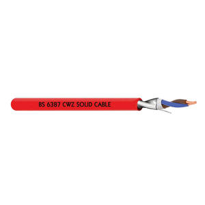 Câble résistant au feu <span class=keywords><strong>BS</strong></span> <span class=keywords><strong>6387</strong></span> 2 cœurs * 1.5mm pour câble d'alarme incendie d'alarme incendie - Product Image 1