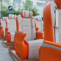 Siège de capitaine de luxe VIP avec massage, chauffage, ventilation et repose-jambes électrique pour conversion de fourgonnette ou MPV