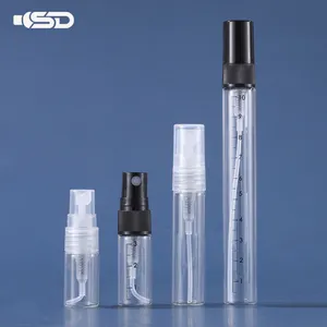 Fabricante 2ml 3ml 5 Ml 10ml Pequeñas botellas de spray de perfume Probador de muestra Botella vacía para perfume