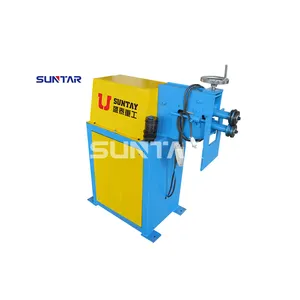 Wholesale Hot Sale hvac Air round pipe beading reel machine manual flanging Electric reeling machine