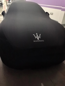 Copertura Auto Personalizzata con Logo Maserati in Tessuto Elastico Morbido per Maserati <span class=keywords><strong>Grecale</strong></span> e Nuova GranTurismo Folgore Antipolvere e Anti-UV - Product Image 3