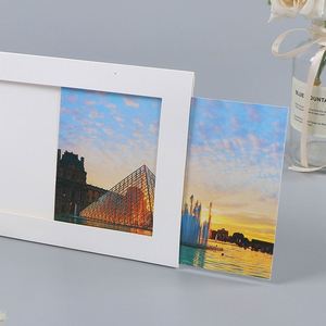 กรอบรูปตั้งโต๊ะตกแต่งภูมิทัศน์ กระดาษภาพถ่าย รูปครอบครัว เพื่อน รูปสัตว์ กรอบรูปกระดาษแข็งสำหรับเก็บความทรงจำ - Product Image 4