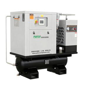 Tornillo de compresión todo en uno de 7.5kw, 11kw, 15kw, 22kw, 30hp, con capacidad de trabajo de 8bar, 10bar, 12bar, 16bar y secador - Product Image 4