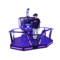 Espace 9D VR du simulateur VR de tir de la réalité virtuelle 9D VR fonctionnant la plate-forme debout