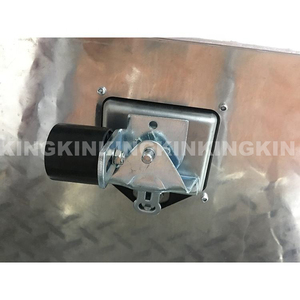24 "Diamant platte Aluminium Sattel Werkzeug kasten mit Stufe