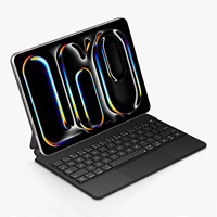 Kontrol Luar Biasa untuk Keyboard Touchpad Nirkabel iPad Pro/Air11 Baru Antarmuka USB Terhubung Langsung Rusia Prancis Jerman