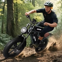 Vélo électrique pour adultes, vente en gros d'usine, vélo de montagne électrique, moteur 1500W, batterie lithium 960WH, vélo électrique à pneus larges, 7 vitesses