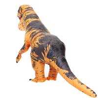 Costume de dinosaure gonflable imperméable pour adulte unisexe, avec logo personnalisé, T-rex, déguisement fantaisie pour Halloween et Noël
