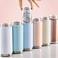 Enfriador de latas de metal al vacío, acero inoxidable, OEM, fino, para cerveza, 12oz