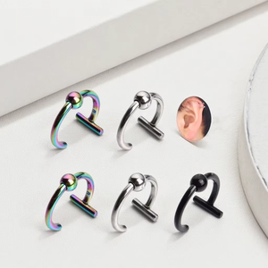 <span class=keywords><strong>Faux</strong></span> Piercing Nez <span class=keywords><strong>Anneau</strong></span> Non Piercing Corps Bijoux En Acier Inoxydable <span class=keywords><strong>Labret</strong></span> Narine <span class=keywords><strong>Anneau</strong></span> De Mode Corps Bijoux - Product Image 6