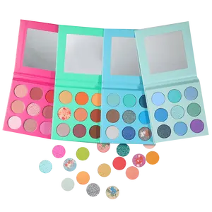 Fard à paupières 9 couleurs Faites votre propre marque à haute teneur en pigments personnalisé Private Label Diy Sultry Vegan Makeup Eyeshadow Palette