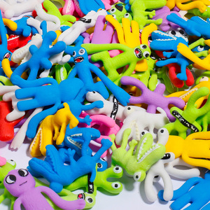 Autonomy Rainbow Monster Jouet anti-stress compressible en TPR pour jeunes, unisexe, pour le jeu sensoriel - Product Image 4