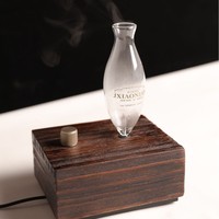 Diffuseur d'arômes en bois massif, diffuseur d'huiles essentielles à diffusion froide, machine d'aromathérapie, minuterie de 2 à 8 heures, diffuseur de parfum
