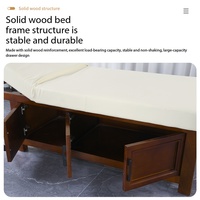 Table de massage chauffante électrique ShiLu, 1 ou 2 moteurs, lit de beauté en cuir PU, cadre en bois, éponge haute densité, chauffage intégré, design moderne