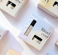 Boîte rigide de luxe imprimée sur mesure avec logo, en matériaux recyclés écologiques, pour emballage cosmétique et éponge pour produits essentiels – Vente en gros directe usine