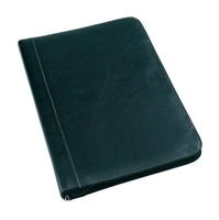 Professionnel affaires A4 fermeture éclair Padfolio portefeuille dossier Vintage organisateur 60 feuilles couverture rigide PVC cahiers professionnels