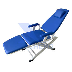 Unité dentaire pliable Chaise dentaire portable Chaise médicale mobile avec unité de turbine à air Crachoir et aspiration pour une utilisation en clinique dentaire - Product Image 2
