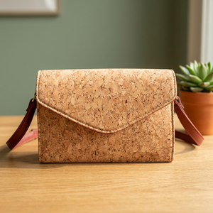 Nouveau Sac à Main Unisexe en Liège de Luxe, Design Vintage, Anti-RFID, Fermeture Ouverte - Product Image 3