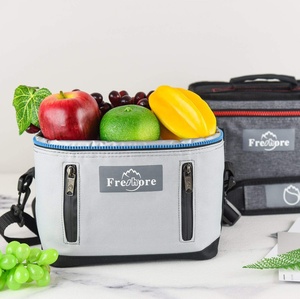 Bolsa de fiambrera con aislamiento térmico de poliéster reutilizable 2024, diseño de enfriador de transporte fresco con patrón de letras para comida - Product Image 4