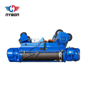 Palan de levage en acier à câble électrique sans fil à double crochet 16ton avec chariot électrique - Product Image 3