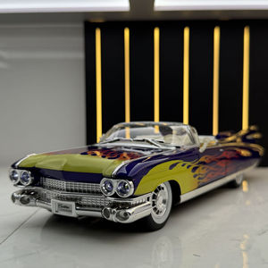 Modelo de Auto <span class=keywords><strong>Cadillac</strong></span> <span class=keywords><strong>Eldorado</strong></span> de Aleación Fundida a Presión, Escala <span class=keywords><strong>1</strong></span>:<span class=keywords><strong>24</strong></span>, con Recubrimiento, Sonido y Luz, Puertas Abatibles, Modelo de Auto Antiguo de Metal, Regalo Artesanal - Product Image 5