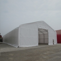 GS nuevo tamaño grande coche garaje cochera PVC cúpula refugio Truss arco almacenamiento almacén tienda MARCO DE Metal con cubierta de tela